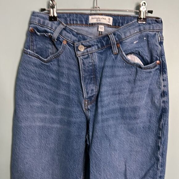 Abercrombie The Dad High Rise Long Curve Love - Picture 3 of 9